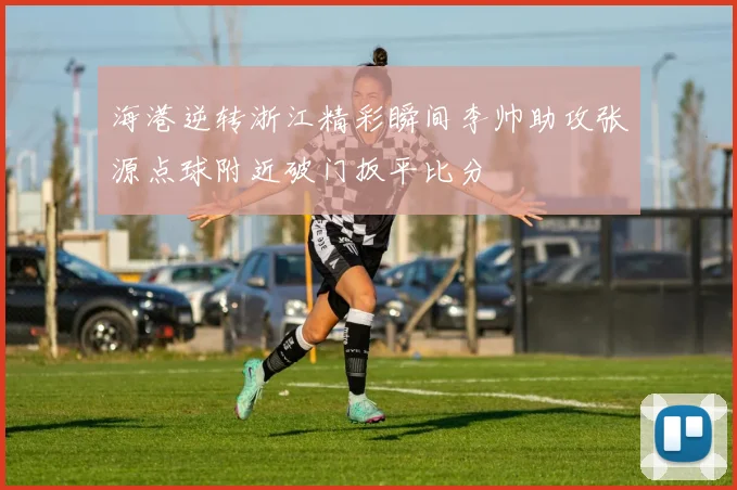 海港逆转浙江精彩瞬间李帅助攻张源点球附近破门扳平比分
